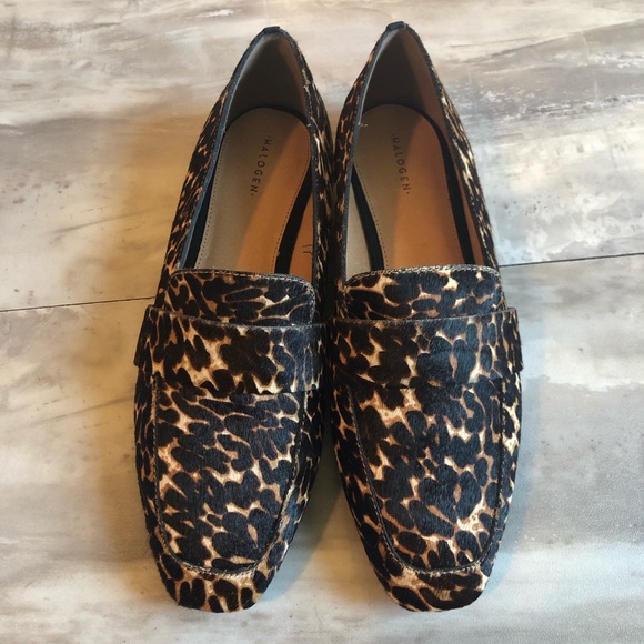 Halogen Lucy animal print calf hair loafer 9.5 - Picture 2 of 7